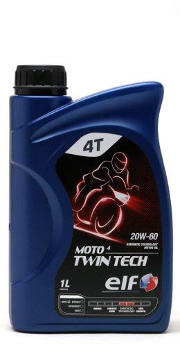 Elf Moto 4 Twin Tech 20W-60 4T Motorrad Motoröl 1l von ELF