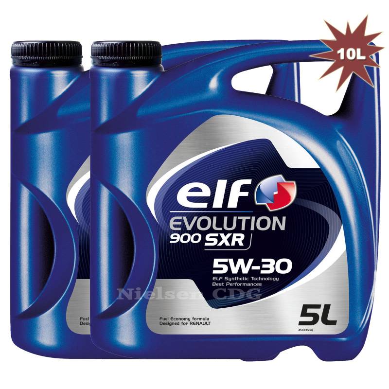 Elf evolution 900 SXR 5 W30 Motorenöl, 2 x 5L = 10 Liter von Elf