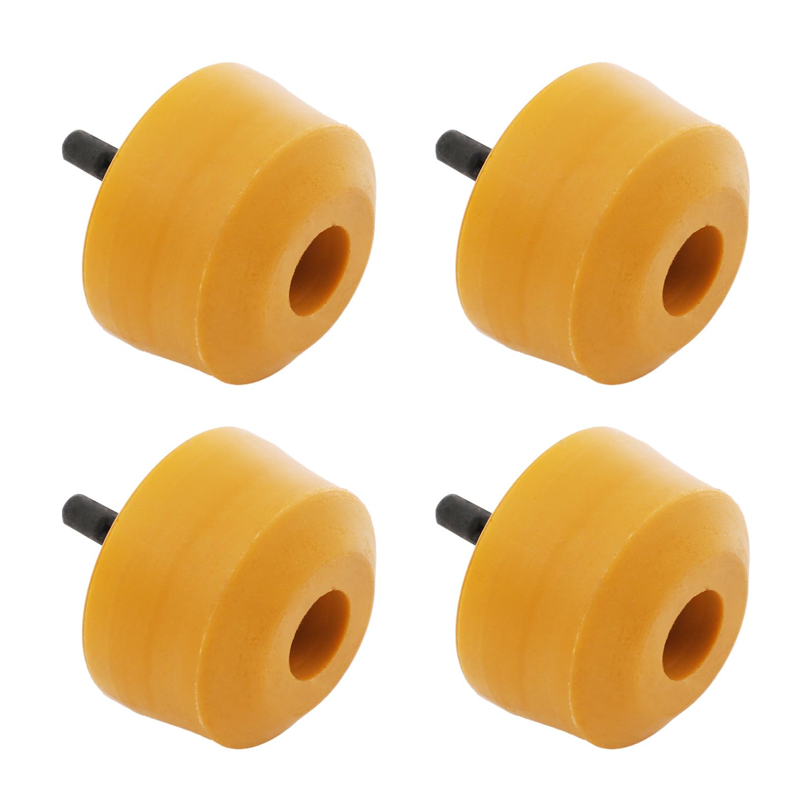 Anschlagpuffer Federung Blattfeder, Eli-time 4PCS Anschlag Federwegsbegrenzer, Gummilager Hinterachse Feder Kompatibel mit Caddy 2K Caddy 3 2004-2015 2K0511155A von Eli-time