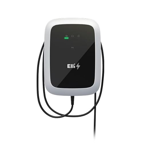 Elli Charger Connect 2044743 Wallbox | 11 kW | 7,5 m Typ 2 Kabel | RFID | LAN/WLAN | OCPP/EEBus | DC-Schutz | geignet für alle Typ 2 Elektro-/Hybrid-Autos von Elli Charger
