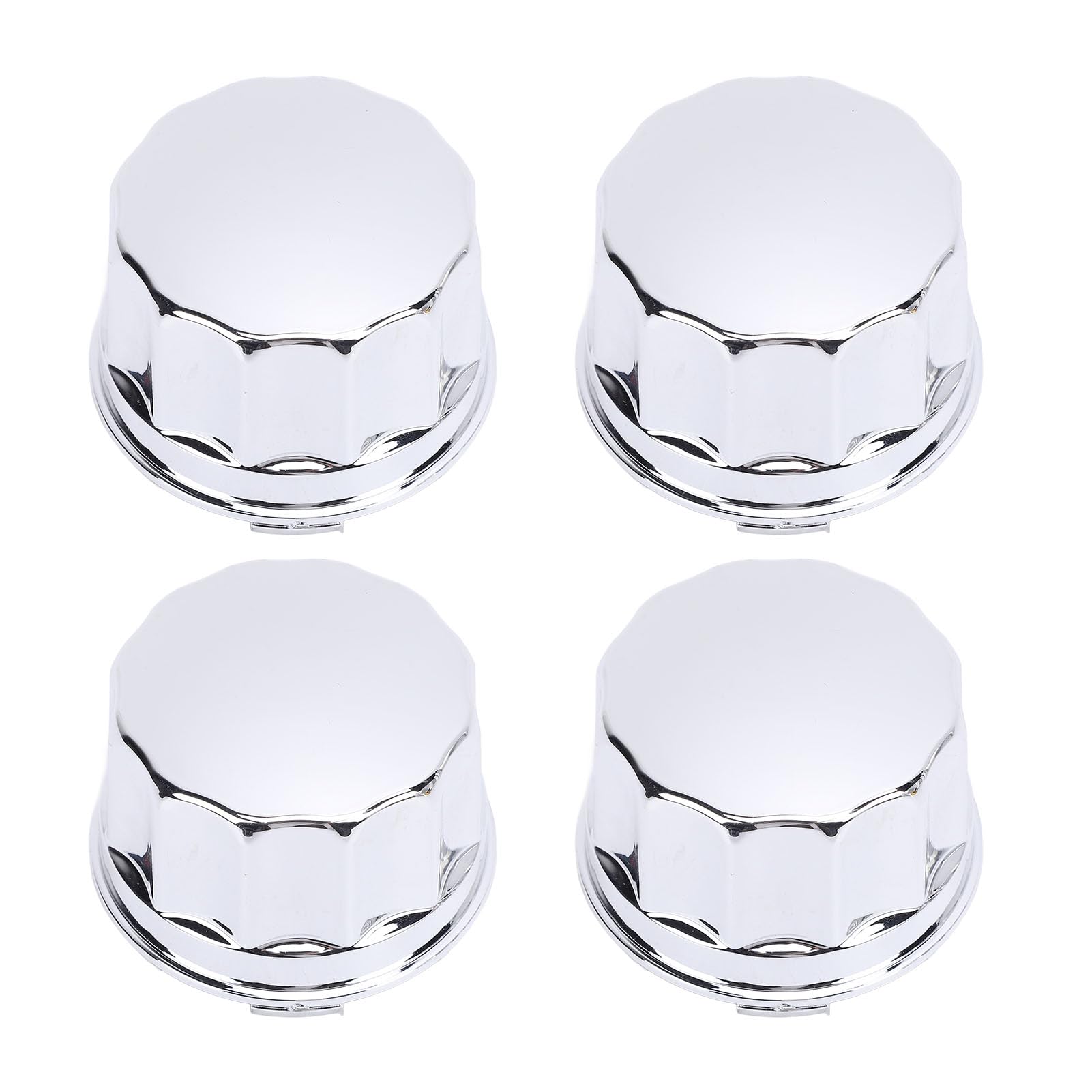 4pcs Hub Rad Center Caps, Snap-In Vehicle Rim Hub Caps Accessoires, Universal Haltlable Automotive Wheel Protector für 8 Zoll 10 Zoll 12 Zoll 14-Zoll-Leichtmetallräder ATV Quad von Elprico