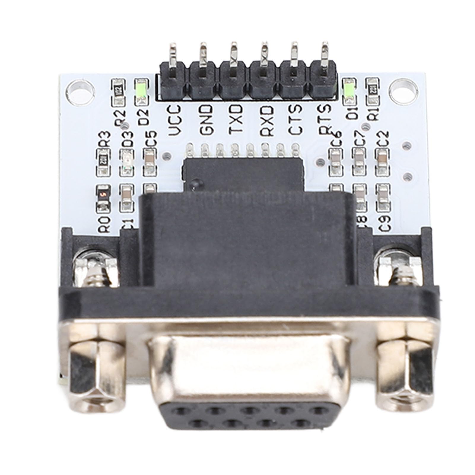 Elprico SP3232-Chip, 232-zu-TTL-Modul, Vielseitig Einsetzbar, ESD-Schutz, Hochwertige Materialien für 3–5,5 V Netzteil-Leiterplatte mit SP3232-Chip-DB9-Schnittstelle und LED-Anzeige von Elprico