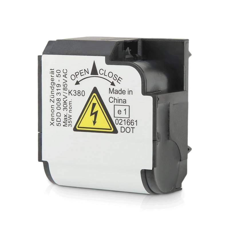 Xenon-HID-Zündungsstarter, Stoßfester Stabiler Dissipationsstabiler Xenon-Birnen-Zündhalter, OEM-Standard-Plug-and-Play 5DD008319-50 Xenon-HID-Zünder-Scheinwerfer-Starter für Auto von Elprico