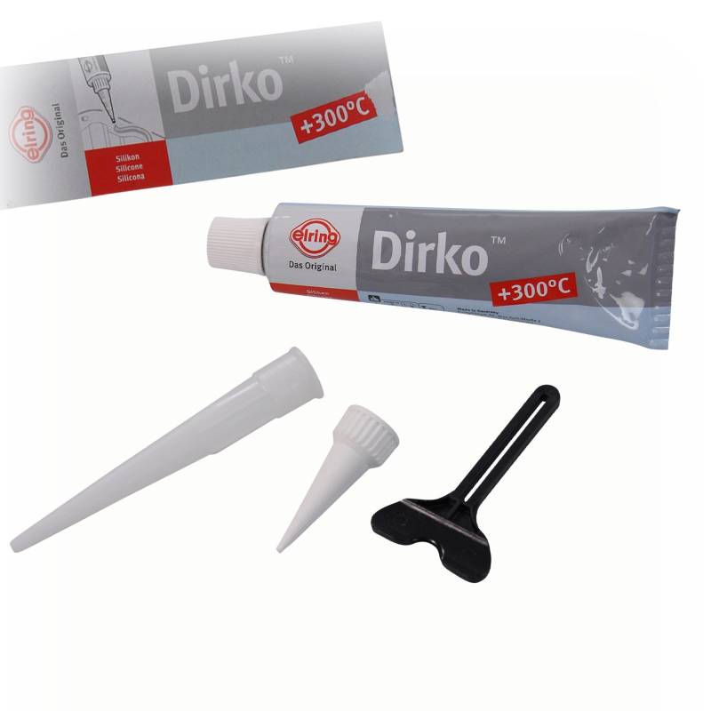 Elring Dirko HT Silikon Grau Spachtelmasse 036.163 Getriebe Motor Dichtung Ölwanne, 1 Tube, 70 ml von Elring