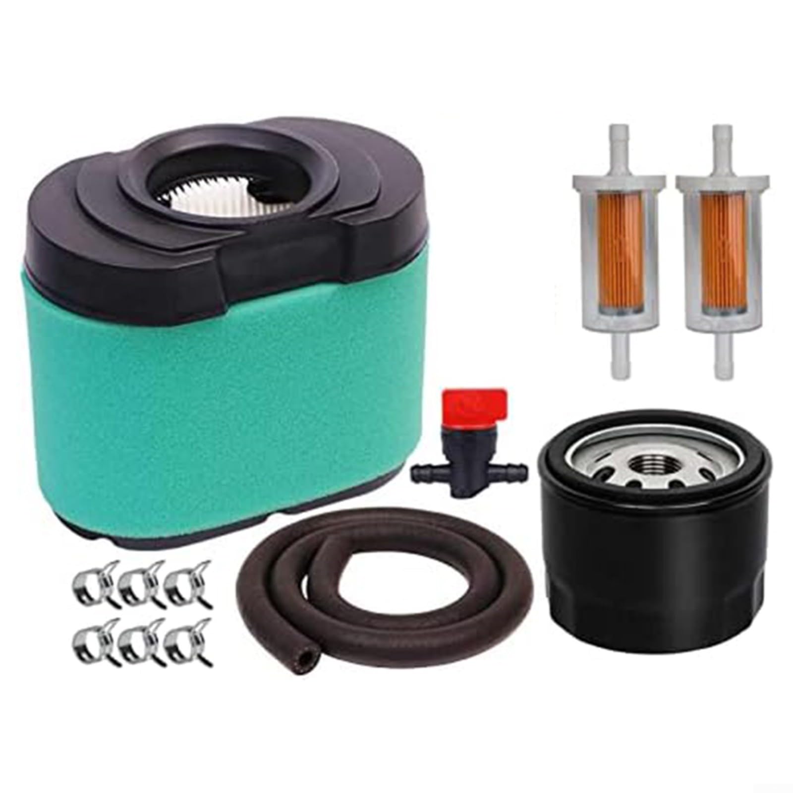 Emiif Luftfilter Kit 792105 für D170 Z425 Rasenmäher BS 407777/445877 Motor kompatibel mit GY21057 / MIU11515 Ersatzset von Emiif