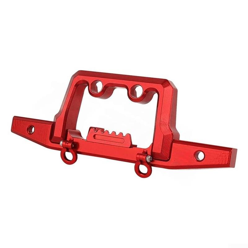 Frontstoßstange aus Aluminium, speziell für TRX4M 1/18 für Defender-Modelle, Rot von Emiif