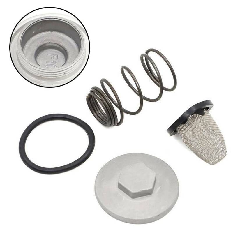 Motorölfilter-Ablaufschraubenabdeckungs-Set für Honda PCX125 WW/A 2010–2019 von Emiif