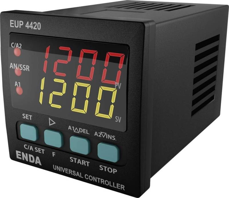 Enda EUP4420-230 PID Universalregler Pt100, J, K, L, T, S, R SSR, Relais 8 A (B x H) 48 mm x 48 mm von Enda