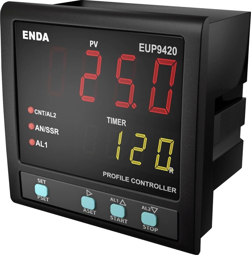 Enda EUP9420-230 PID Universalregler Pt100, J, K, L, T, S, R SSR, Relais 8 A (B x H) 96 mm x 96 mm von Enda