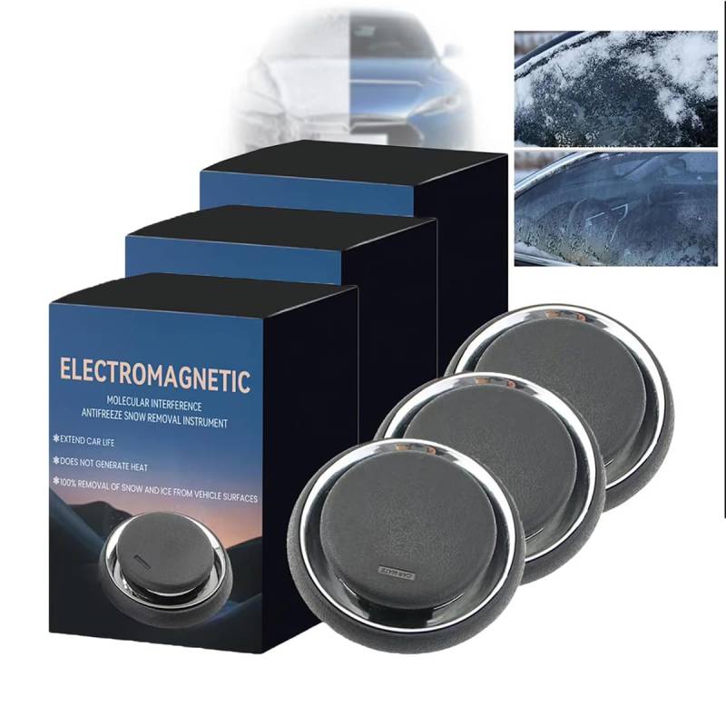 Endxedio Elektromagnetischer Eisschmelzenteiser, elektromagnetischer Auto-Schneeentferner, Auto-Frostschutzmittel, elektromagnetischer Enteiser für Mikrowelle, molekulares Enteisungsinstrument, von Endxedio