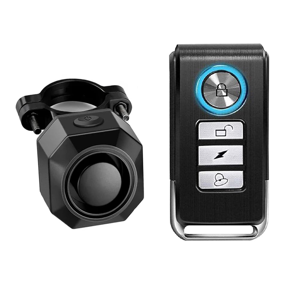 Fahrrad-Vibrations-ausgelöster Sensoralarm, USB-Lade-Fernbedienung, Anti-Diebstahl-Einbrecher-Motorrad-Fahrrad-Roller-Sicherheitsdetektorsystem, drahtlose Sirene von Enegg