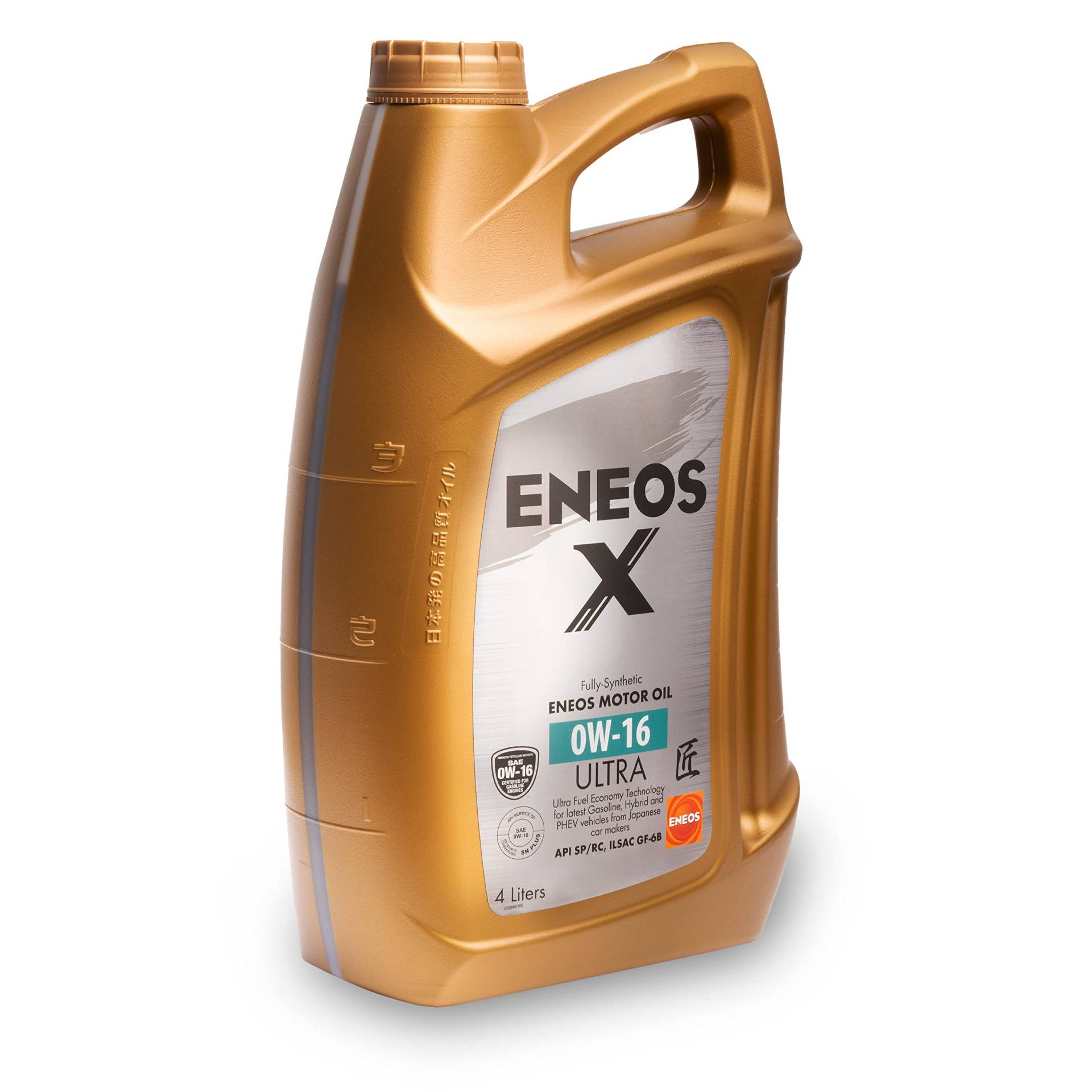 ENEOS Motoröl 0W-16 “X ULTRA” 4L - Motorenöl für Hybridmotoren - Synthetik Motor Öl mit Organischen Zusätzen - Weniger Kraftstoffverbrauch - Motorschutz von Eneos