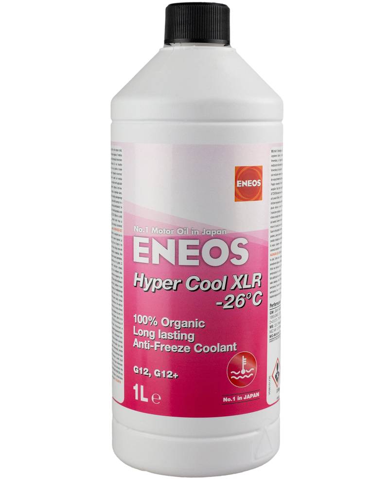 Eneos Hyper Cool XLR 1L - Kühlmittel Auto - Kühlflüssigkeit Rot - Kühlerfrostschutz von Eneos