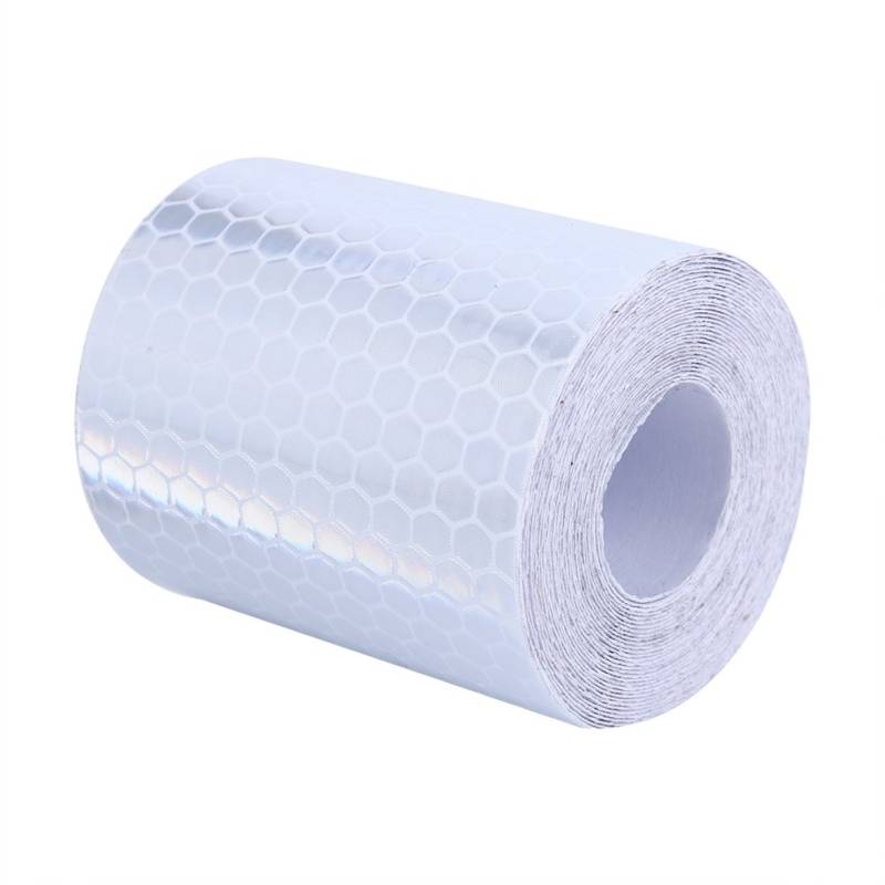 Reflektierendes Klebeband, Reflektorband Reflektor Folie 5cm x 300cm Eflektierendes Klebeband Reflektierendes Sicherheitswarnband Filmaufkleber Selbstklebendes Sicherheitsband für PKW LKW Motorra von Entatial