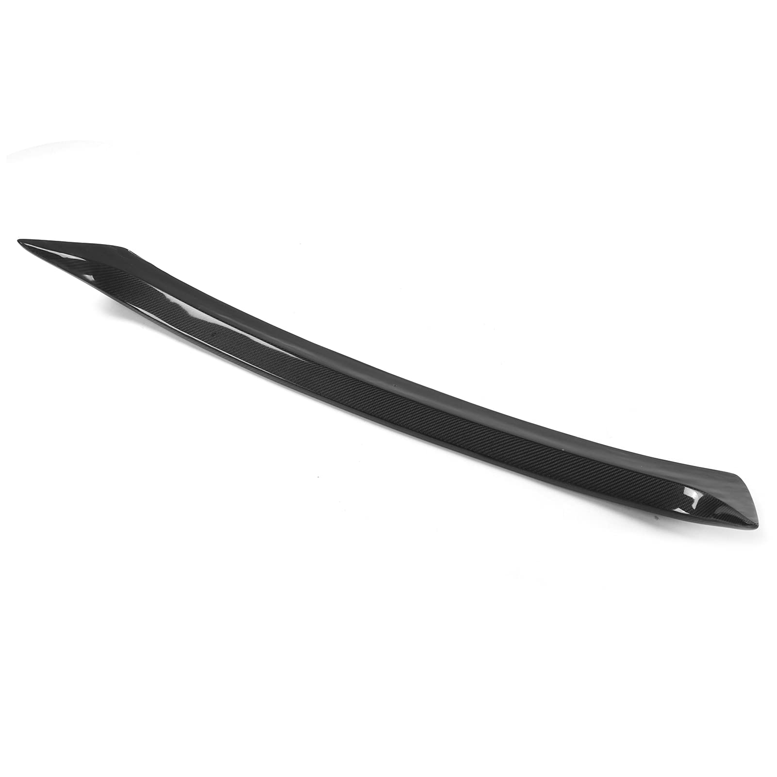 Dachflügel, Heckscheibenspoiler Dry Carbon Fiber Glossy Black Korrosionsbeständig für Auto von Entatial