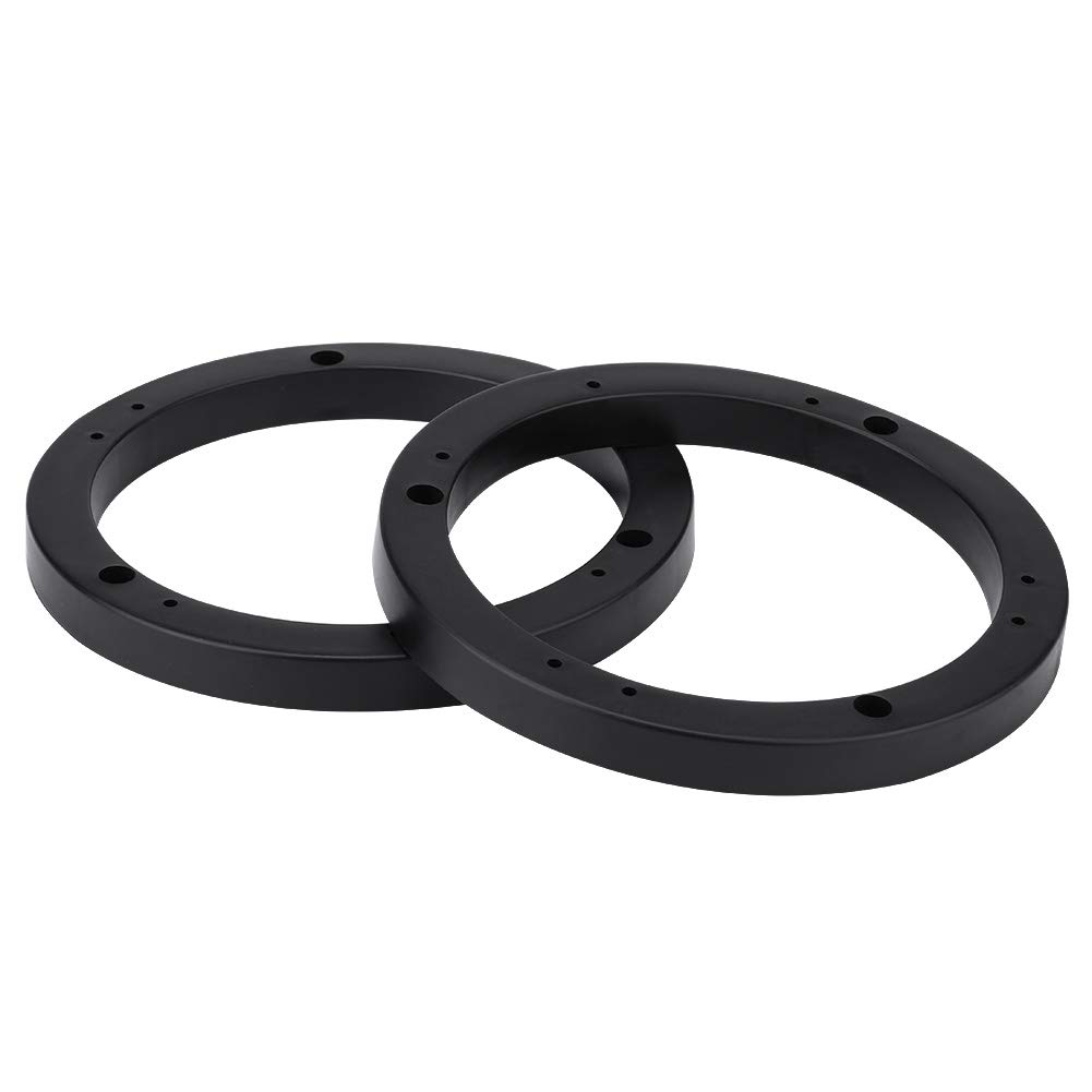 Lautsprecherdichtungen, 2PCS Universal 15cm OD Lautsprecher Adapterringe Schwarz für Auto von Entatial