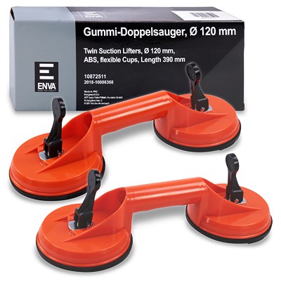 Enva 2x Gummi Doppelsauger Ø 118 mm von Enva