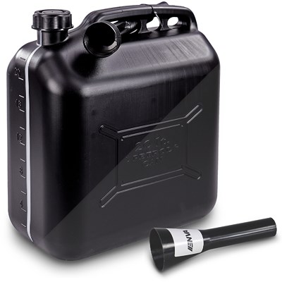 Enva 1x Benzinkanister Kunststoff 20L + 1x Diesel-Adapter Einfüllhilfe von Enva