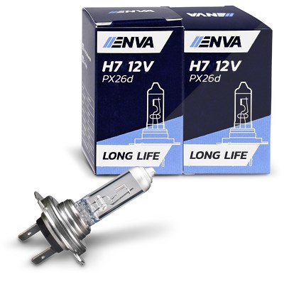 Enva 2x Glühlampe H7 55W 12V - LONG LIFE --> längere Lebensdauer! von Enva