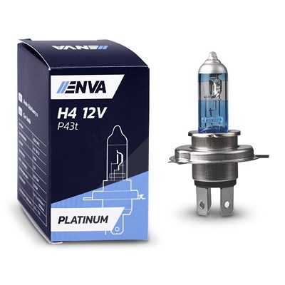 Enva Glühlampe H4 60/55W 12V - PLATINUM --> bis zu 130% mehr Licht! [Hersteller-Nr. 12342RGTS2] für Abarth, Alfa Romeo, Audi, Austin, Autobianchi, BMW von Enva