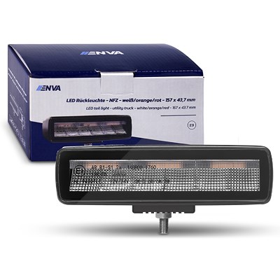 Enva LED Rückleuchte NFZ 12/24V weiß/orange/rot 323lm - 157x43,7mm [Hersteller-Nr. T9430TLE] von Enva