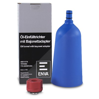 Enva Öl-Einfülltrichter mit Bajonettadapter von Enva