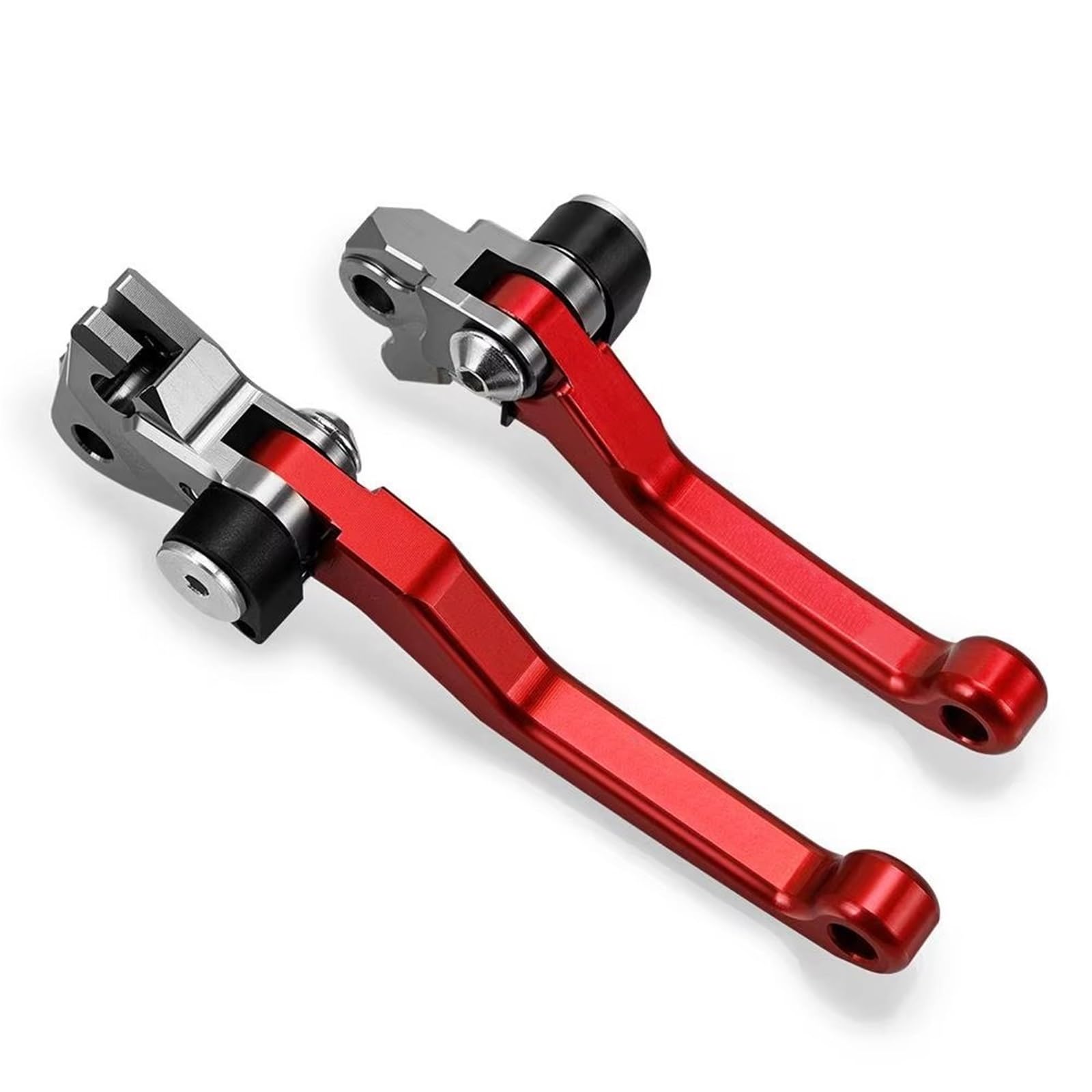 Bremskupplungshebel Zubehö Motocross Faltbare Pivot Dirt Bike Bremskupplungshebel Griff Bremshebel für YZ250 2015 2016 2017 2018 2019 YZ 250 Kupplungshebel Barsch(A Pair red) von Eofooq