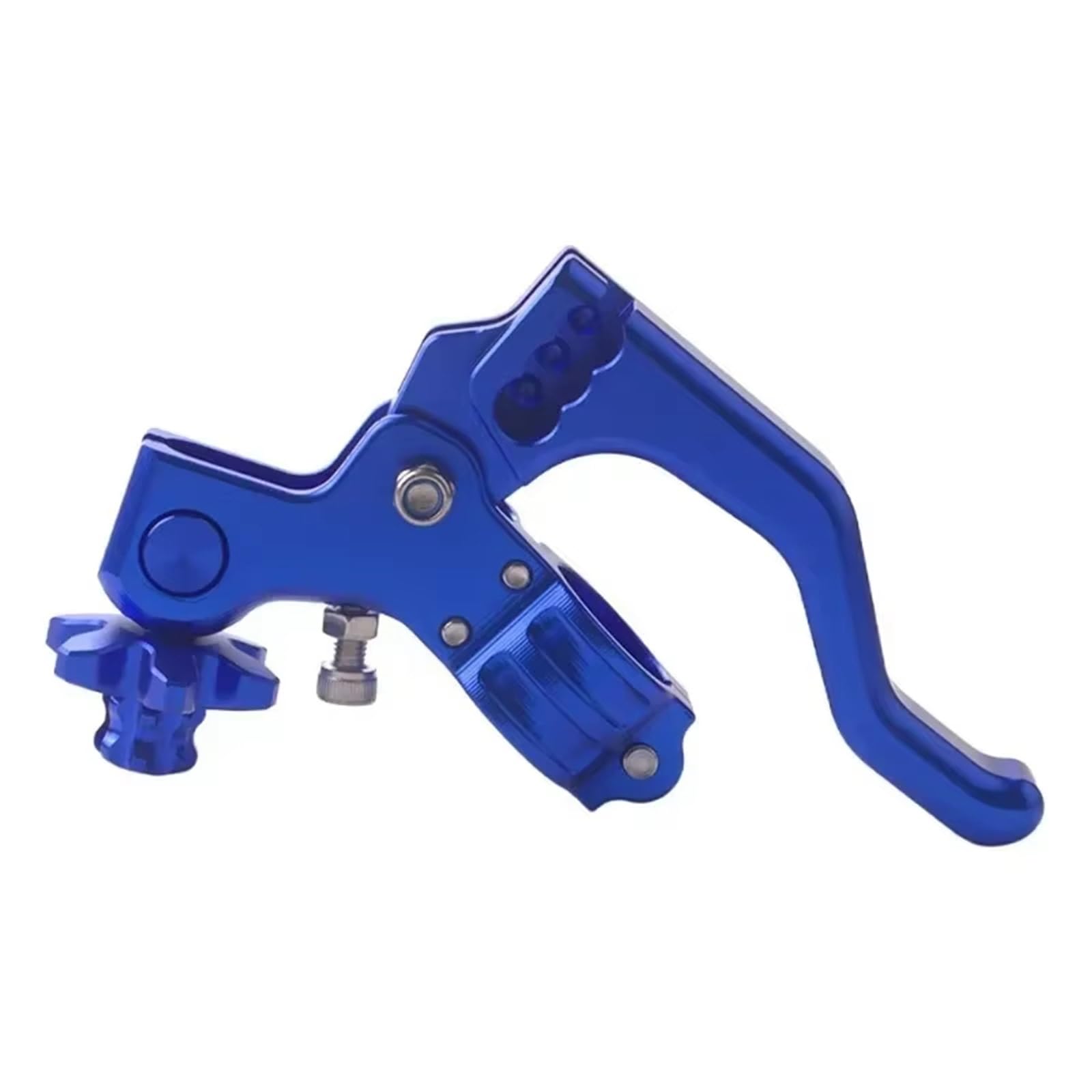 Bremskupplungshebel Zubehö Motorrad Short Stunt Kupplungshebel Universal Stunt Kupplungshebel Modifiziertes Motorradzubehör Für CBR Für Kawasaki Für Suzuki Kupplungshebel Barsch(Blue) von Eofooq