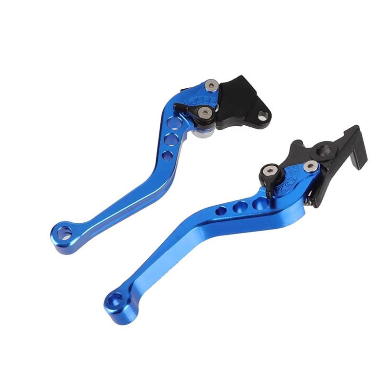 Bremskupplungshebel Zubehö Universal Motorrad Kupplung Brems Griff Trommel Hebel CNC Fit Für Suzuki Motorrad Roller Modifikation Zubehör Kupplungshebel Barsch(Blue) von Eofooq