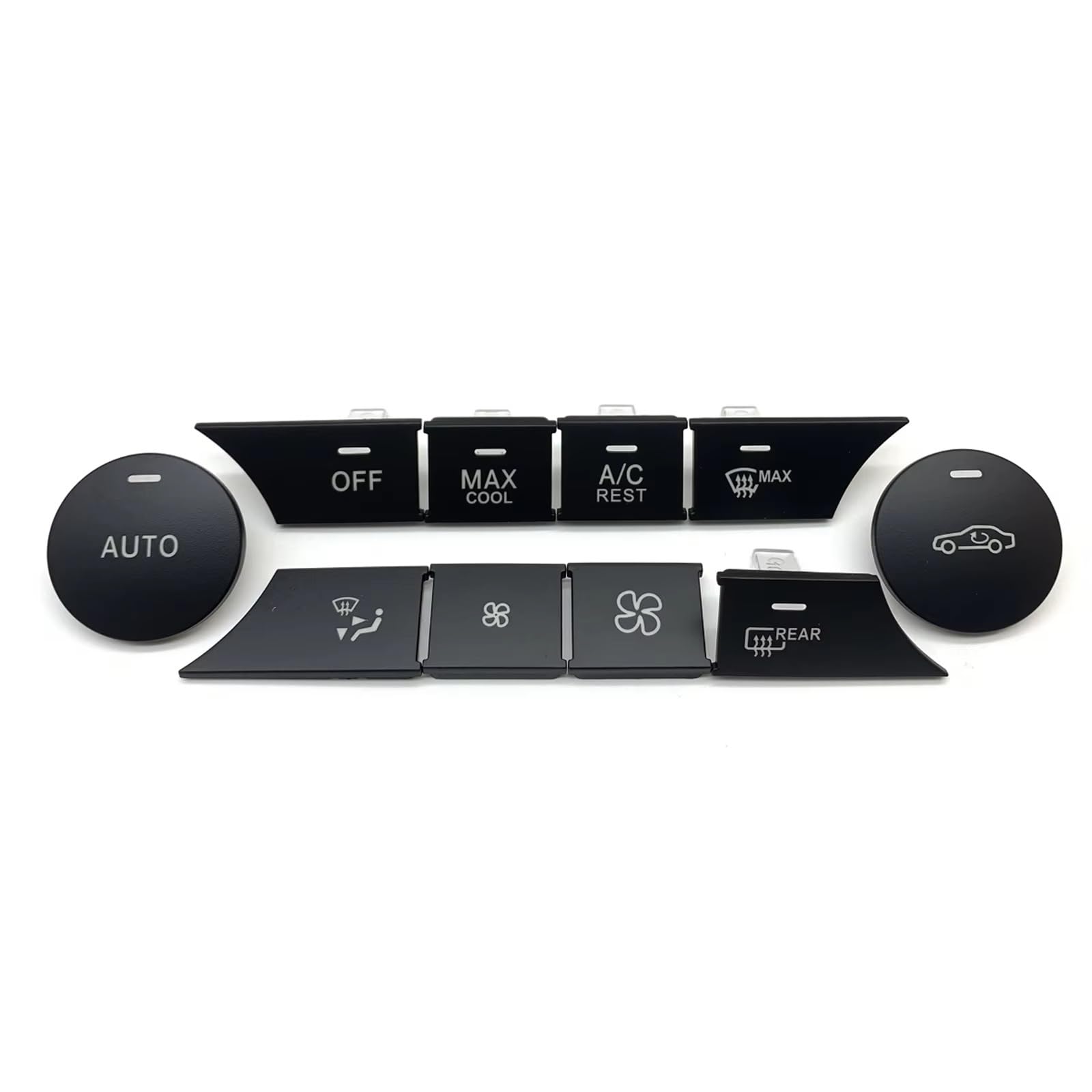 Fensterheber tschalter Regler 10 Teile/Satz A/C Klimaanlage Control Schalter Taste Kappe Abdeckung Für Benz C Klasse C204 2007-2010 GLK Klasse W204 2008-2012 Autofenster Schalter(D Type) von Eofooq