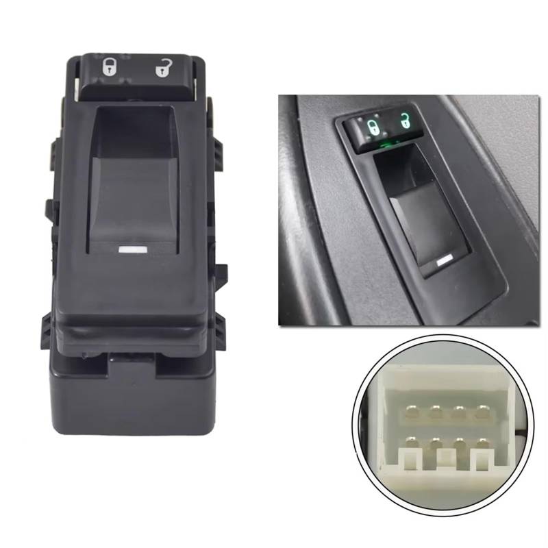 Fensterheber tschalter Regler Elektrische Fenster Master Lifter Control Schalter Taste Für Chrysler 300 Für Sebring 2004-2014 Auto Zubehör 4602780AB 4602735AA 56040691AD Autofenster Schalter(Front rig von Eofooq