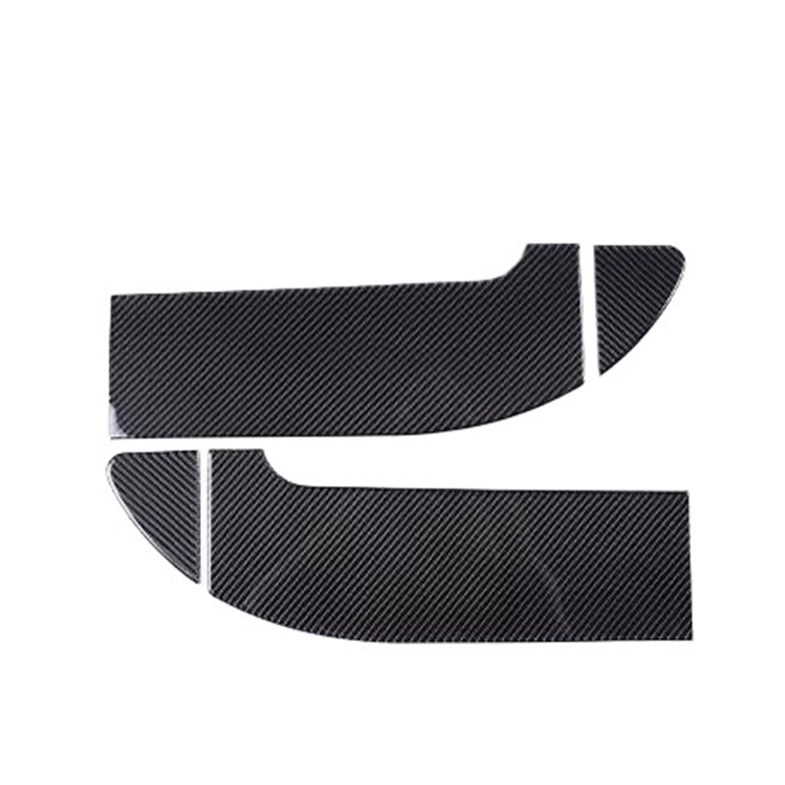 Kohlefaser Auto Aufkleber Auto Carbon Fiber Full Set Aufkleber Für A8 Für D3 Für D4 2004-2012 Auto Zentrale Steuerung Panel Tür dekoration Aufkleber Aufkleber Dekorative(Black,17) von Eofooq