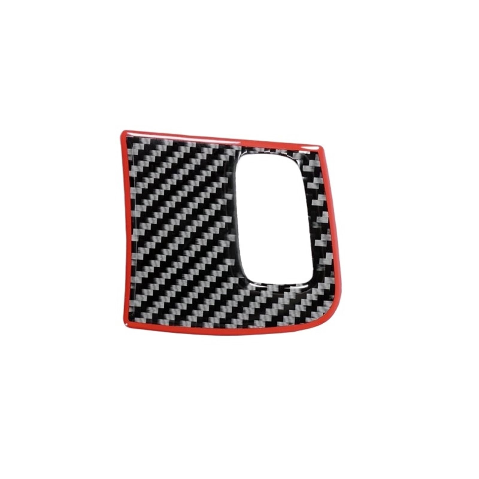 Kohlefaser Auto Aufkleber Carbon Faser Für A4 B8 Für A5 8T3 2009-2016 Auto Zündschlüssel Loch Trim Aufkleber Dekoration Innen Auto Zubehör Aufkleber Dekorative(RED LHD) von Eofooq