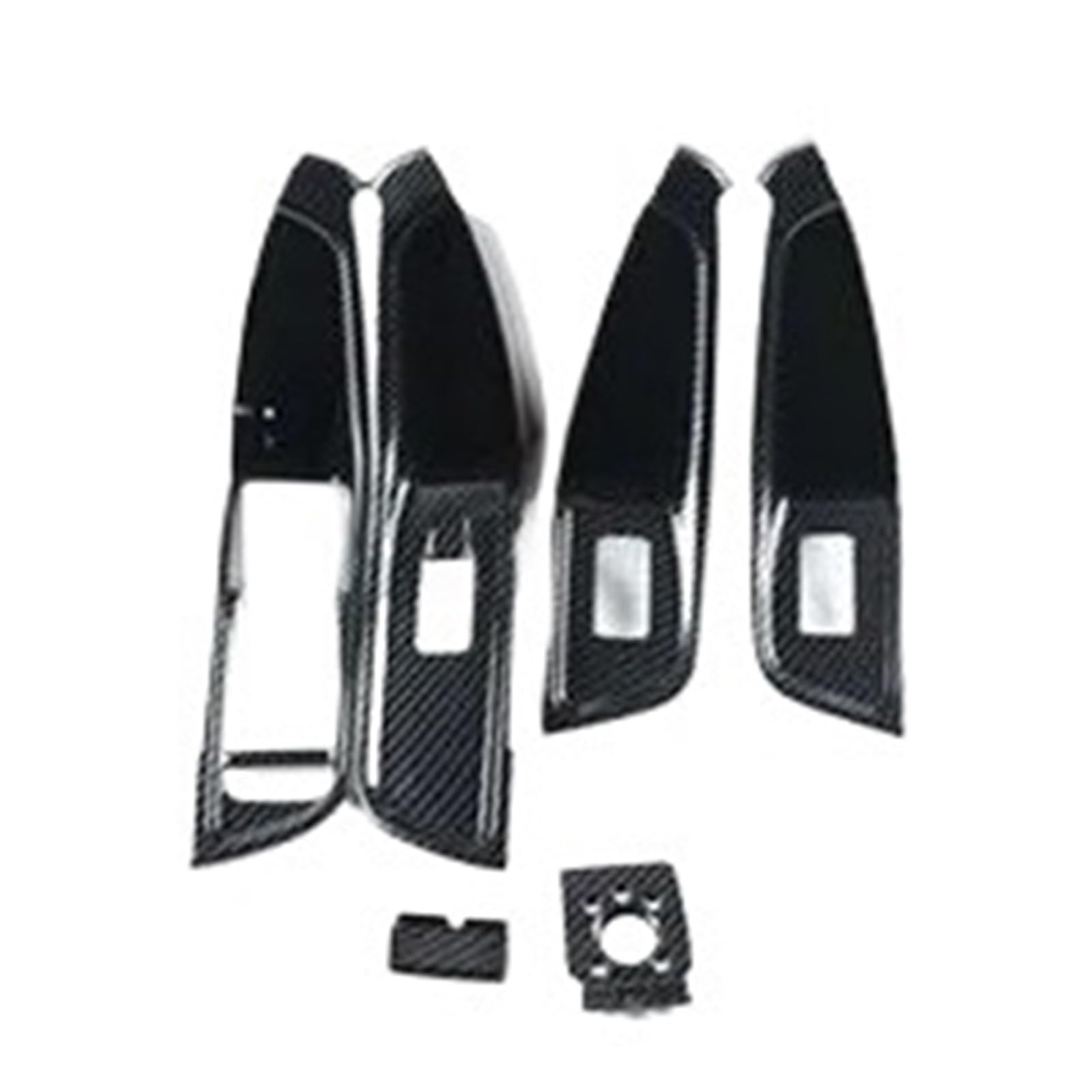 Kohlefaser Auto Aufkleber Carbon Fiber Center Konsole Getriebe Shift Trinken Halter Panel Abdeckung Trim Für A3 8V S3 RS3 2014-2018 innen Zubehör Aufkleber Dekorative(F LHD) von Eofooq