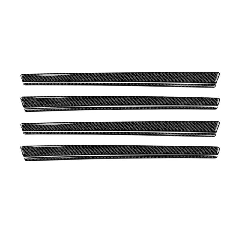 Kohlefaser Auto Aufkleber Carbon Fiber Innen Aufkleber Auto Vorne Hinten Türen Dekor Trim Aufkleber Für Chrysler 300 2011-2023 Zubehör Aufkleber Dekorative von Eofooq