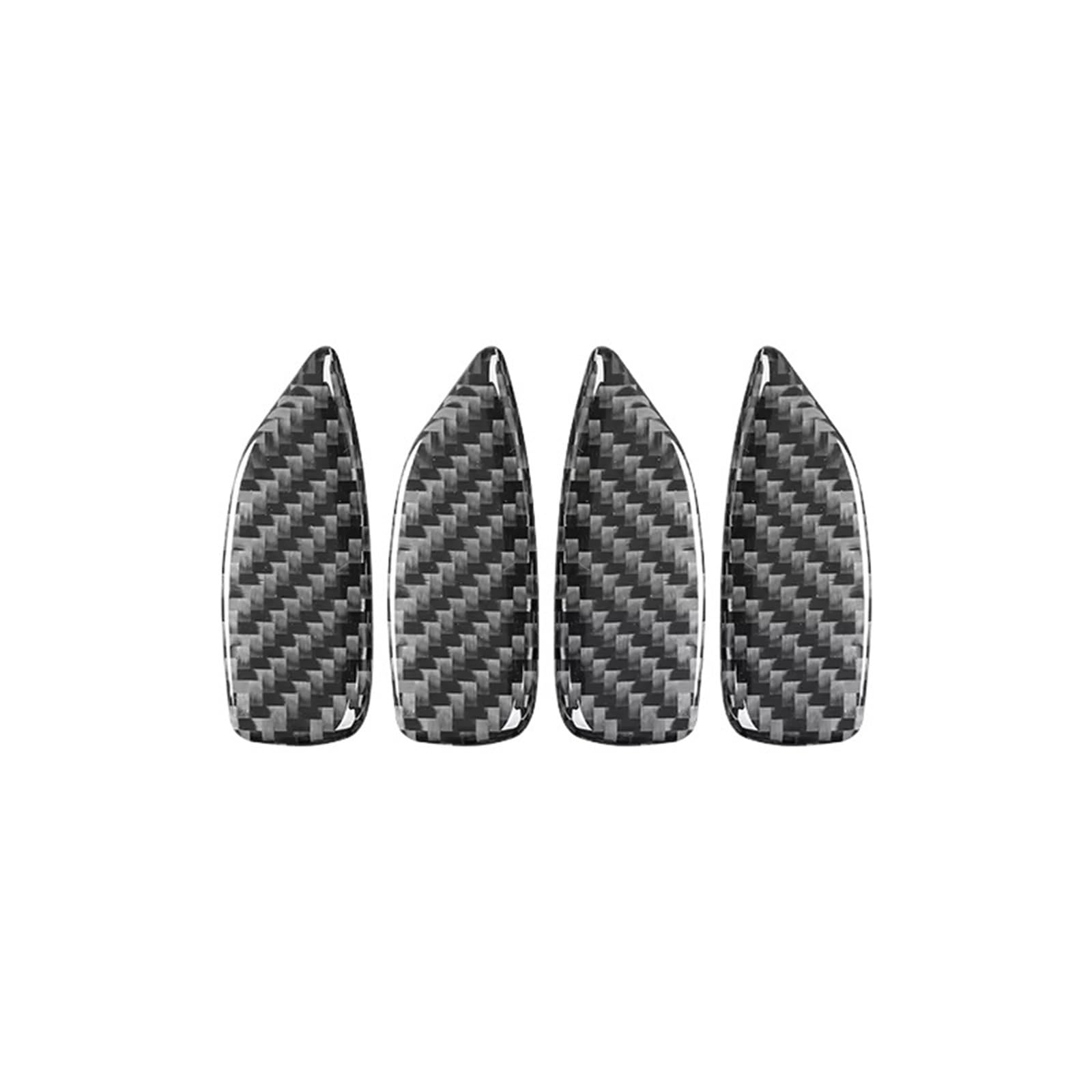 Kohlefaser Auto Aufkleber Für 3 Serie E46 323i 328i 330i 325i 1999-2004 Carbon Fiber Innen Auto Tür Schüssel Trim Abdeckung Dekoration Aufkleber Zubehör Aufkleber Dekorative(Black) von Eofooq