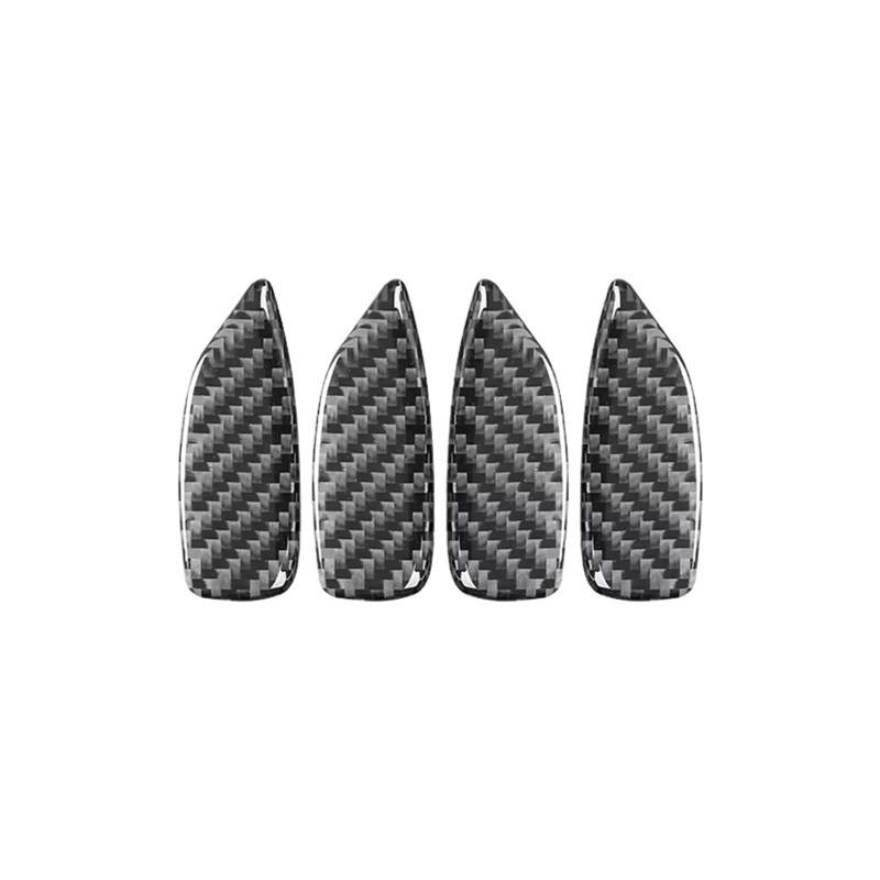 Kohlefaser Auto Aufkleber Für 3 Serie E46 323i 328i 330i 325i 1999-2004 Carbon Fiber Innen Auto Tür Schüssel Trim Abdeckung Dekoration Aufkleber Zubehör Aufkleber Dekorative(Black) von Eofooq