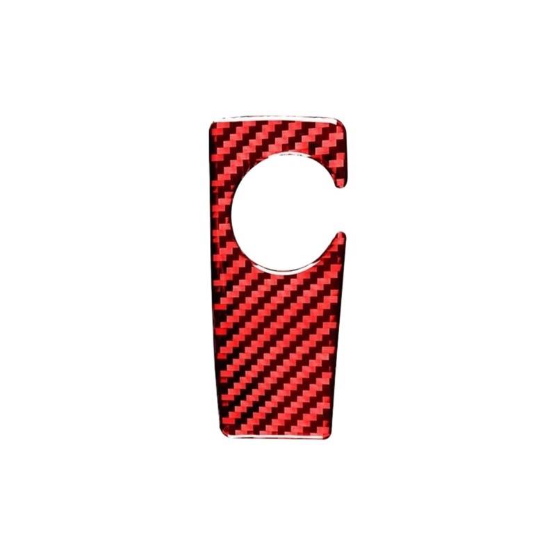 Kohlefaser Auto Aufkleber Für 5 Series F10 F18 2011-2017 Zubehör Carbon Fiber Innen Auto Übertragung Basis Panel Trim Abdeckung Rahmen Dekor Aufkleber Aufkleber Dekorative(RED,For Left-hand drive) von Eofooq