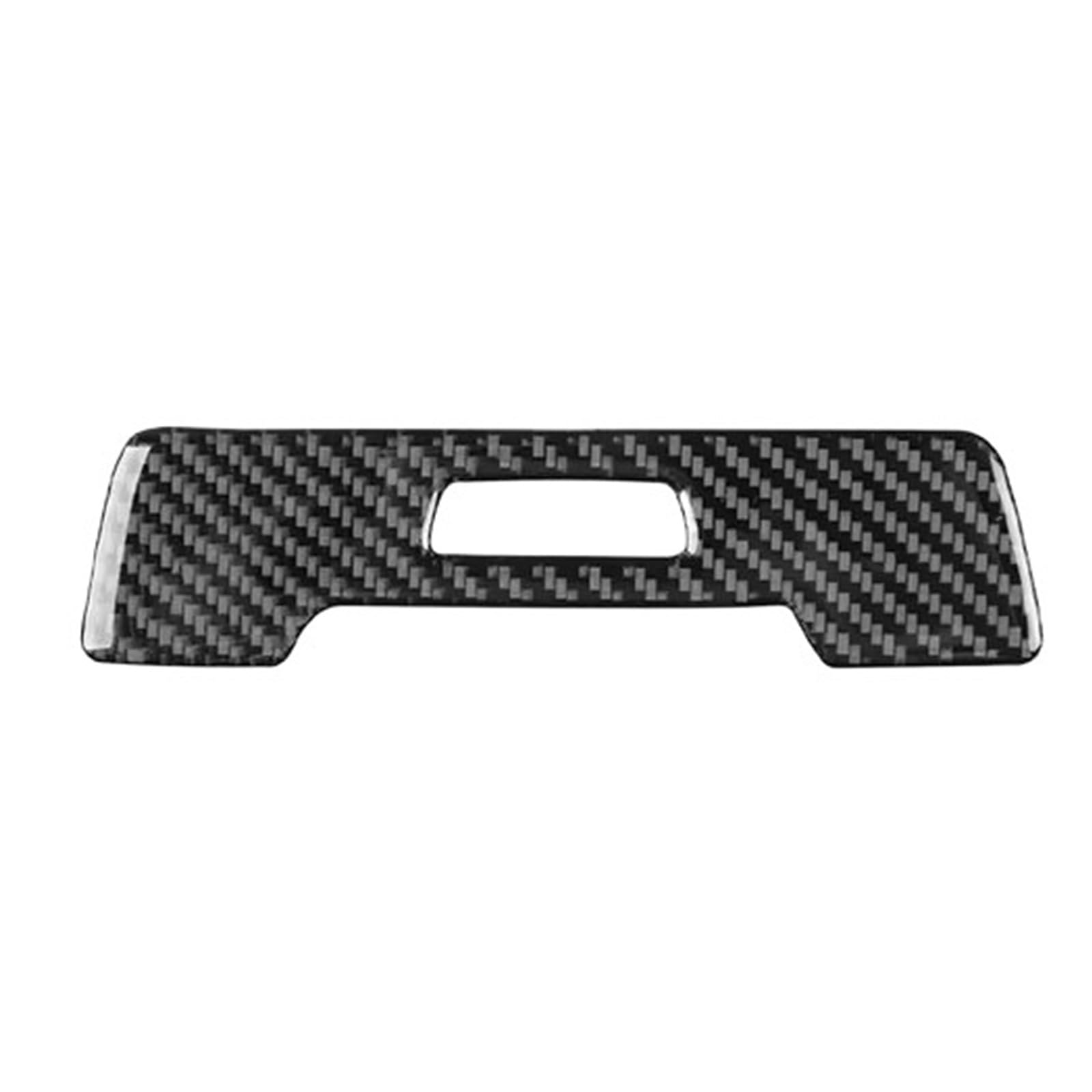 Kohlefaser Auto Aufkleber Für 7er F01 2009–2014, Auto-Heck-Getränkehalter-Schalter-Panel, Kohlefaser-Zieraufkleber Aufkleber Dekorative(Black) von Eofooq