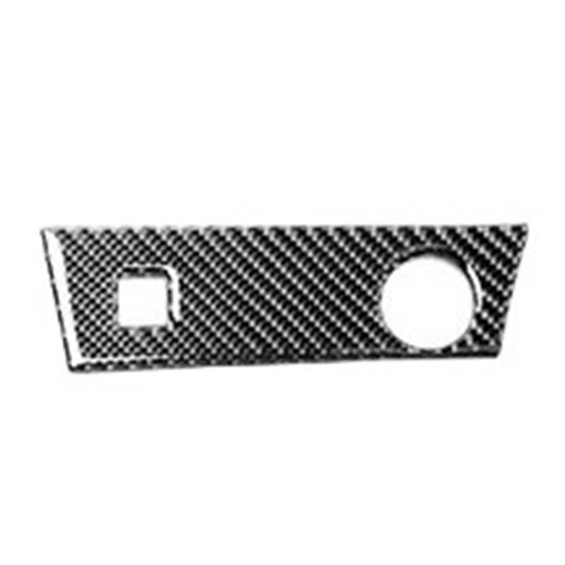 Kohlefaser Auto Aufkleber Für A4 B9 Für A5 2017 Carbon Fiber Center Konsole Zigarette Leichter Panel Aufkleber Dekoration Auto Innen Zubehör Aufkleber Dekorative(Style B Classic) von Eofooq