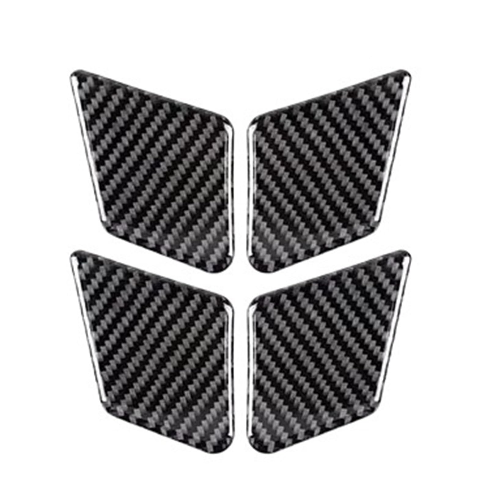 Kohlefaser Auto Aufkleber Für Benz C-Klasse W204 2007–2013, Auto-Innengetriebe, Türaufzug, Kohlefaser-Zieraufkleber Aufkleber Dekorative(Black Carbon Fiber) von Eofooq