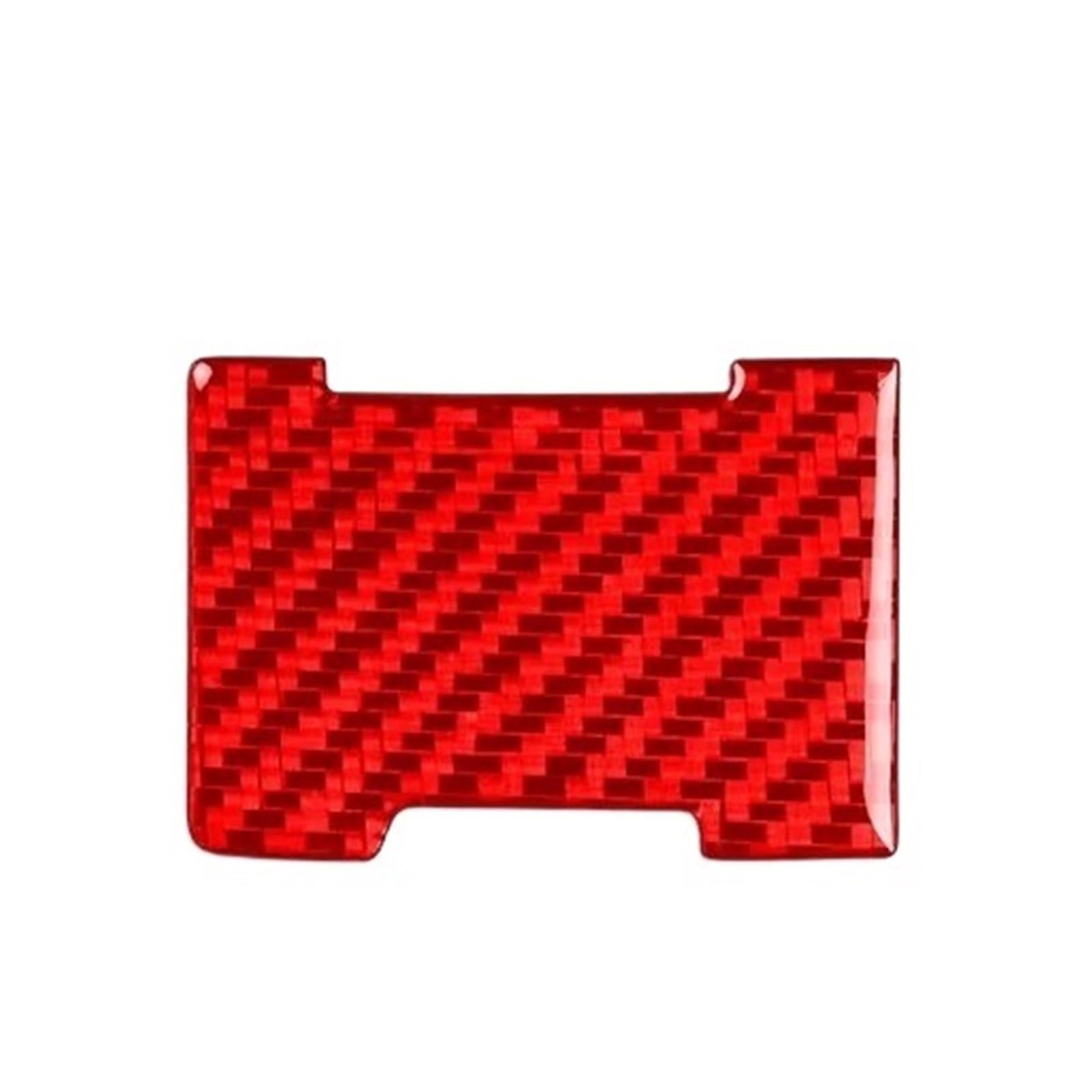 Kohlefaser Auto Aufkleber Für Ford Für F150 Für Raptor 2015-2020 Innen Zigarre Leichter Panel Carbon Faser Trim Aufkleber Aufkleber Dekorative(Red RHD) von Eofooq