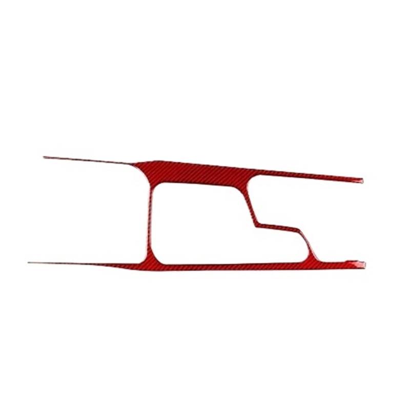 Kohlefaser Auto Aufkleber Für Geely Für Emgrand 2022-2025 Für Proton S70 2021-2024 Getriebe Shift Tasse Halter Panel Carbon Faser Trim Aufkleber Aufkleber Dekorative(Red Carbon) von Eofooq