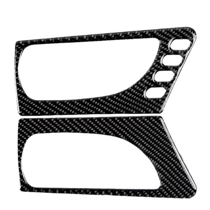 Kohlefaser Auto Aufkleber Für Lexus IS250 300 350C 2013-2020 Auto Innen Vorne Türgriff Panel Carbon Faser Trim Aufkleber Aufkleber Dekorative(Black B LHD) von Eofooq