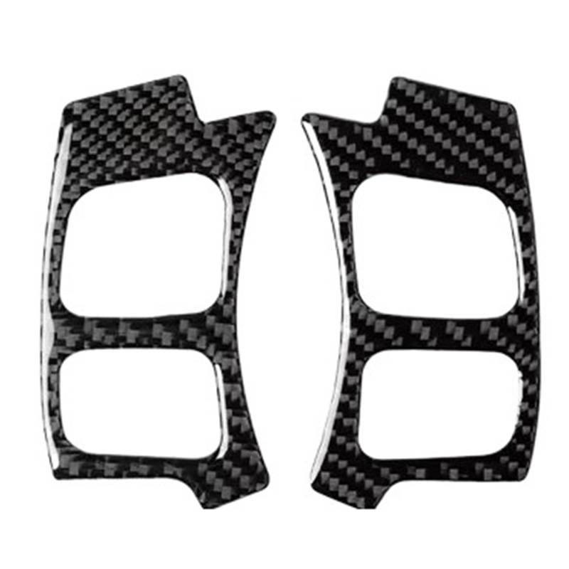 Kohlefaser Auto Aufkleber Für Lexus NX 200 200t 300h 2014-2019 Auto Innen Lenkrad Schlüssel Panel Carbon Faser Trim Aufkleber Aufkleber Dekorative(BLACK A) von Eofooq