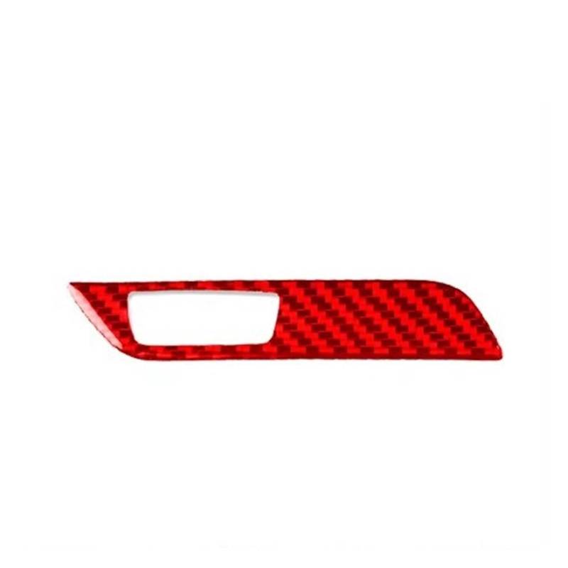 Kohlefaser Auto Aufkleber Für Lexus NX AZ20 250 350H 450H 2022-2024 Kraftstoff Tank Schalter Taste Panel Abdeckung Carbon Faser trim Aufkleber Aufkleber Dekorative(Red Carbon) von Eofooq