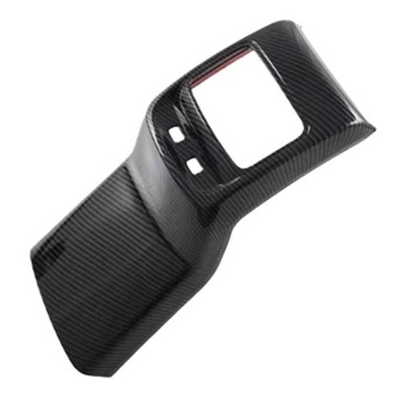 Kohlefaser Auto Aufkleber Für MG Für ZS 2017-2019 2020 2023 Carbon Faser Trim Aufkleber Zubehör Auto Aufkleber Dekorative(Rear Outlet Cover) von Eofooq