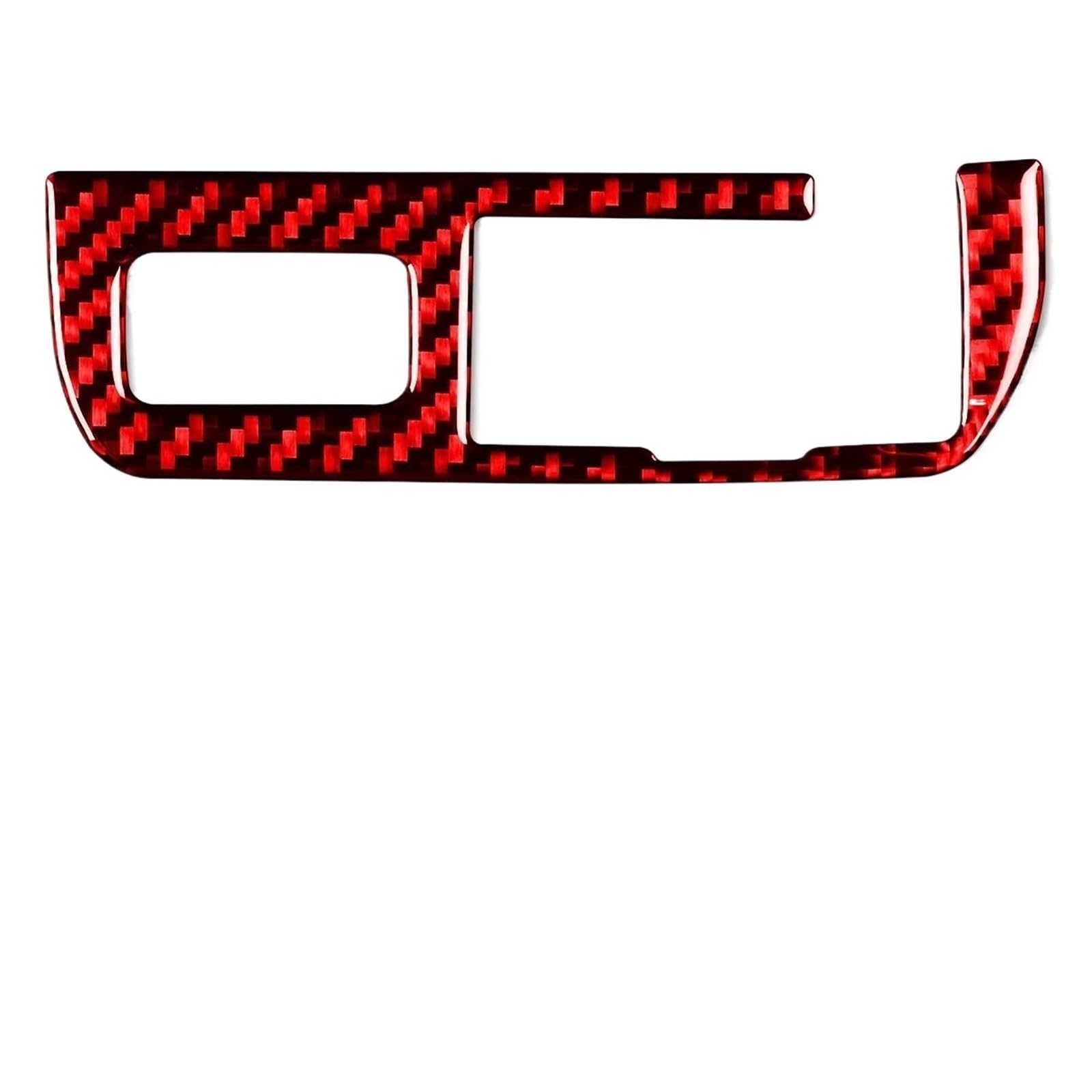 Kohlefaser Auto Aufkleber Für Toyota Für Tacoma 2015-2022 Auto Hinten Glas Schalter Panel Carbon Faser Trim Aufkleber Aufkleber Dekorative(Red) von Eofooq