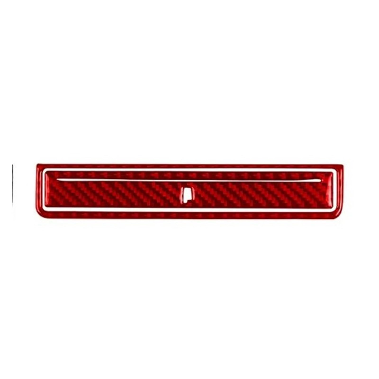 Kohlefaser Auto Aufkleber Für VW Für Passat 2006-2011 Auto Innen Hinten Mittelarmlehne Carbon Faser Trim Aufkleber Aufkleber Dekorative(Red) von Eofooq