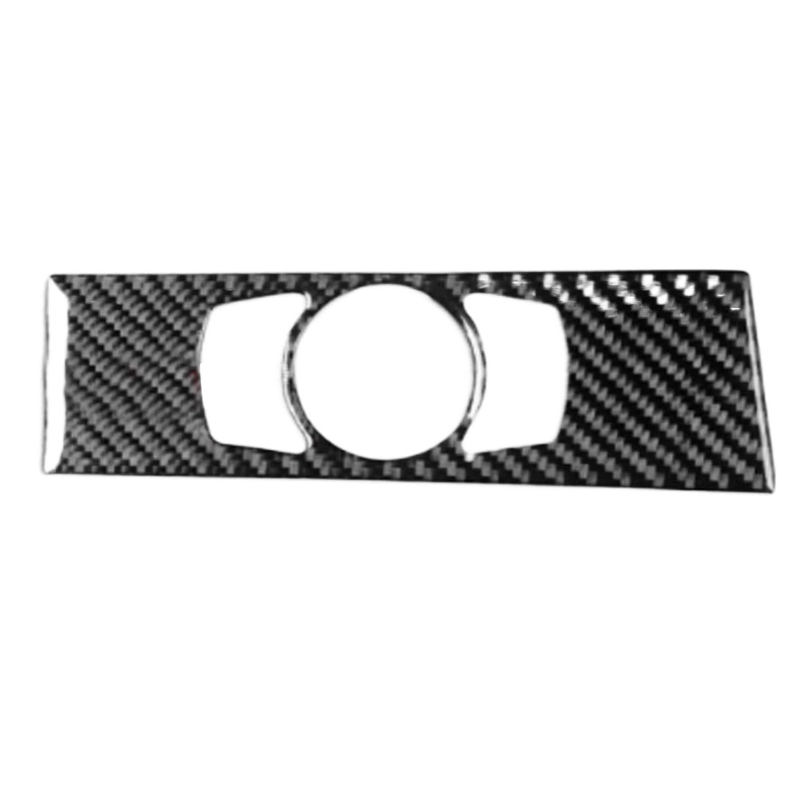 Kohlefaser Auto Aufkleber Scheinwerfer Schalter Panel Abdeckung Trim Aufkleber Real Carbon Fiber Für 5 Series E60 2004 2005 2006 2007 Auto Innen zubehör Aufkleber Dekorative(Black A) von Eofooq